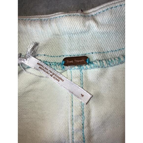 FREE PEOPLE Going Places Denim Mini Dress Size 4 - Picture 3 of 4